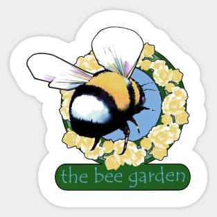 Bee Garden Logo Sticker